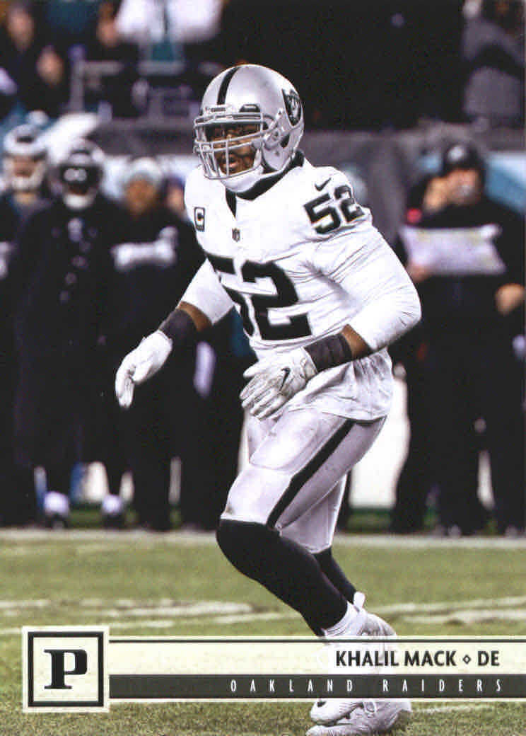 2018 PANINI KHALIL MACK OAKLAND RAIDERS BUFFALO BULLS CHICAGO BEARS 232 SHIP FRE
