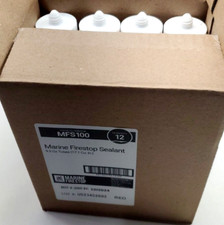 CASE OF 12, STI Marine Firestop Watertight Sealant MFS100 - 9.5oz EXP 10/24, RED