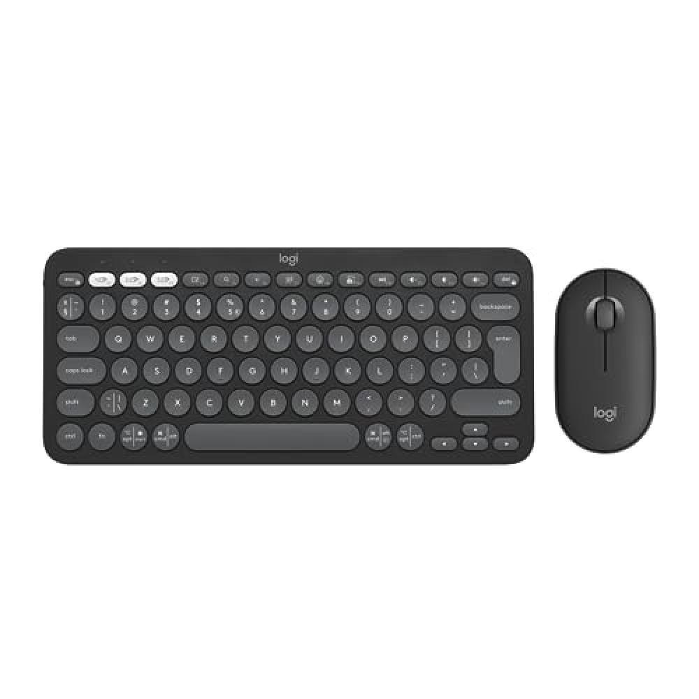 Logitech Pebble 2 Combo - Layout Spagnolo QWERTY, Grafite - NUOVO
