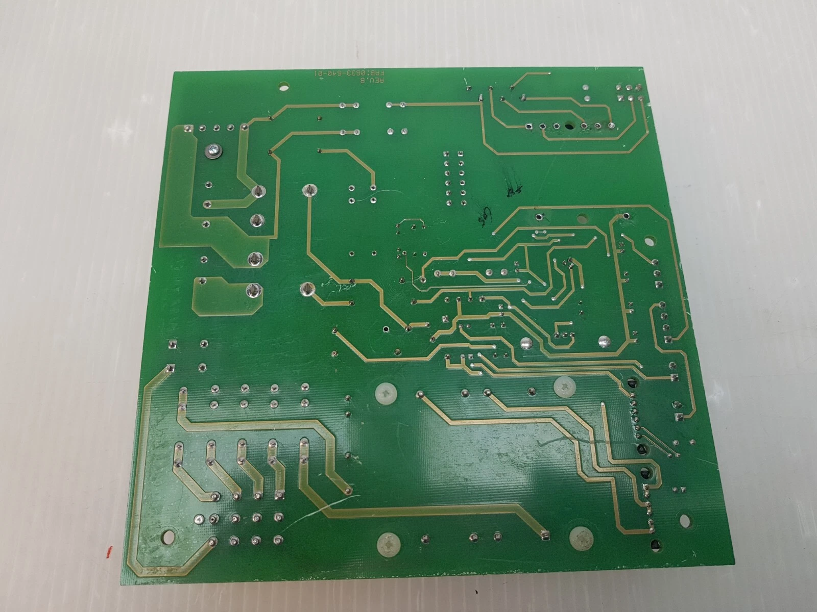 Solder side of the green Lumenis 0633-641-01 Rev C board