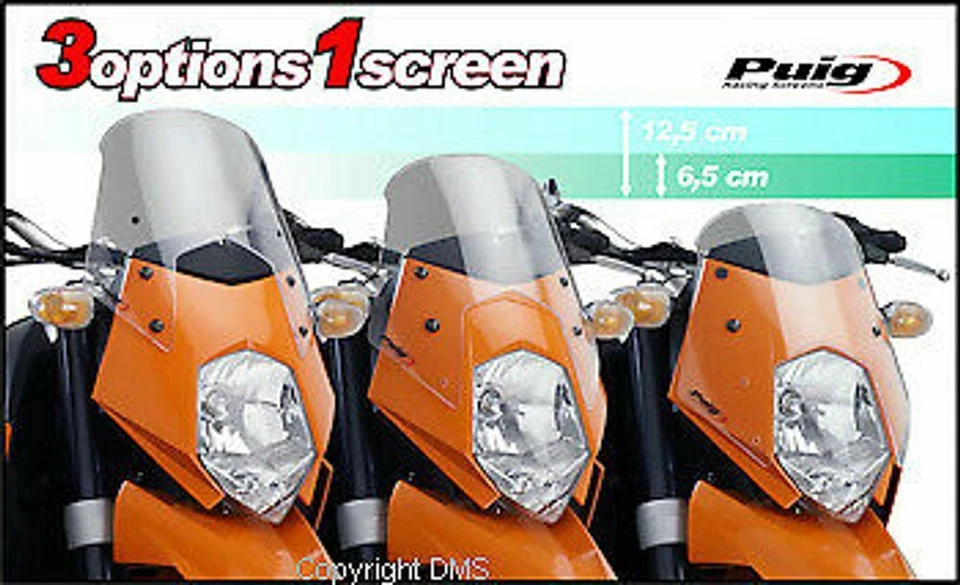 Puig 5053H Cockpitverkleidung kompatibel fuer KTM SUPERMOTO 950 05-07 - 950R 07- - Bild 4 von 4