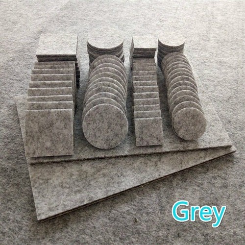 96 Stk. selbstklebend Möbel Stuhl matte Filzgleiter Boden Schutz Anti-Kratzer - Bild 7 von 16