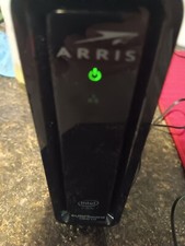 ARRIS SURFboard SBG10 Cable Modem and Wi-Fi Router With Cables Tested Powers On