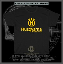 New Tee Husqvarna Mototrcyles Logo Men's T-Shirt American Dotees Tee Shirt