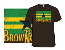 T-SHIRT  NWT TAGS MEN's SERENITY FIREFLY * bROWNCOATS new WITH TAGS