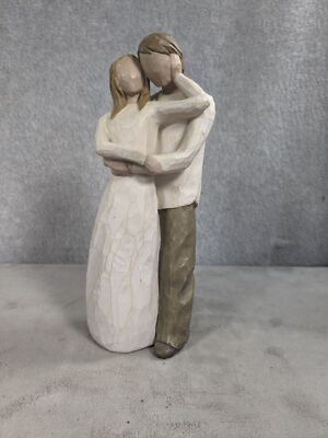 Willow Tree Together Couple Married Figure Man Woman Hugging Love
