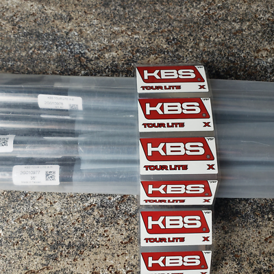 Fers Shaft KBS Tour Lite PVD Noir 105X - .355 X Flex - Pour 3-PW - Neufs (520)