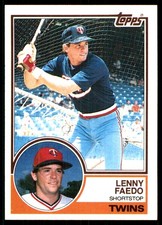 Lenny Faedo 1983 Topps #671 Minnesota Twins MLB READ FREE SHIPPING AutographDen