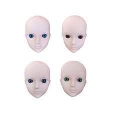 1/6 Praxis Make-up Puppe Kopf Make-up-freies Keine Haare Plain 1/6 Mädchen