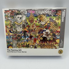 Very Good Puzzle The Flaming Gift 500-Piece Jigsaw Puzzle Made in USA Recycled