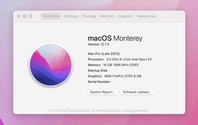 Apple Mac Pro 6,1 Late 2013 A1481 E5-1650 V2 AMD FirePro D700 16GB RAM NO SSD/OS - Image 2 of 4