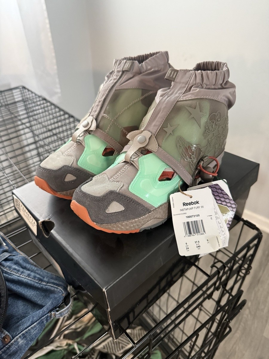 Reebok Happy99 Instapump Fury 95 Hint Mint Gray Green Orange