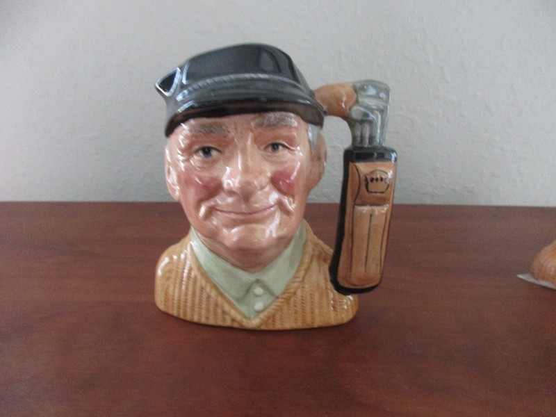 Royal Doulton Character Jug*THE GOLFER*Style 1-D6756* Small* 1987-1990