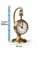 Nautical Brass Desk Clock Antique Victoria Clock Brass Desk Clock Home Decor