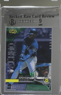 1999 Upper Deck Ionix Techno Ken Griffey Jr #R86 HOF 3c7