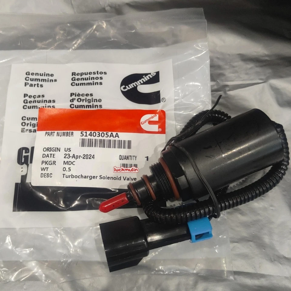 Solenoide de control Cummins Turbo Wastegate 04-09 Dodge Ram 2500 3500 5,9 5140305AA Foto 2 de 4