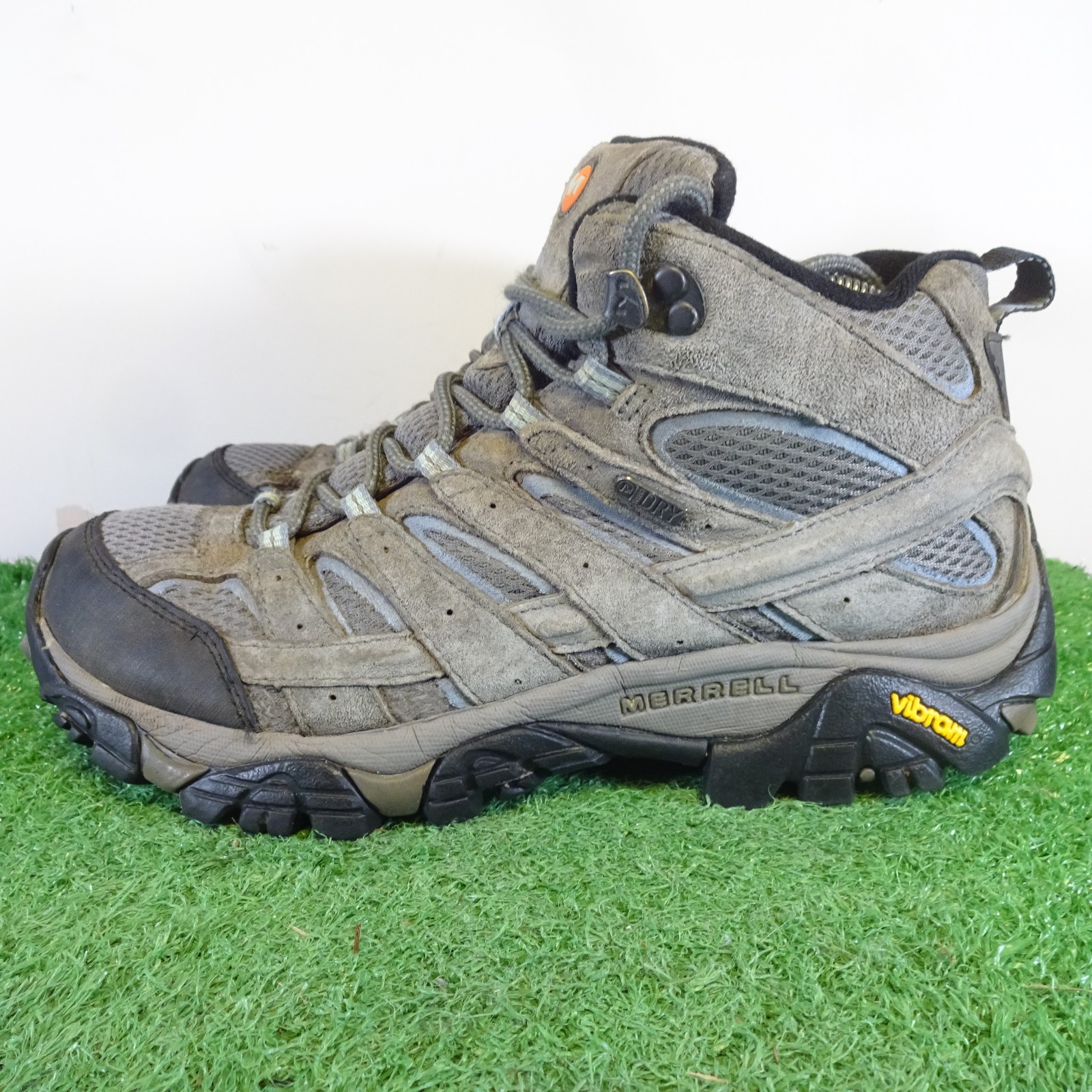 Scarpe da passeggio Merrell taglia 7 donna grigie scarpe da trekking impermeabili basse scamosciate