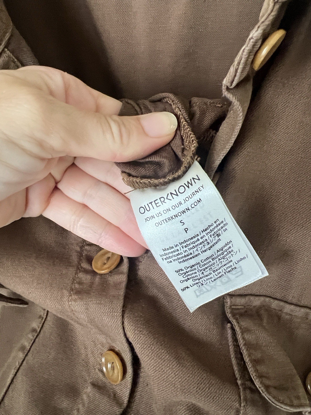 Outerknown Brown Button Pant Playsuit - image 11