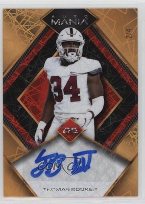 2022 Wild Card Mania Diamond Gold Lazers 2/4 Thomas Booker #AM-D43 Auto v7j