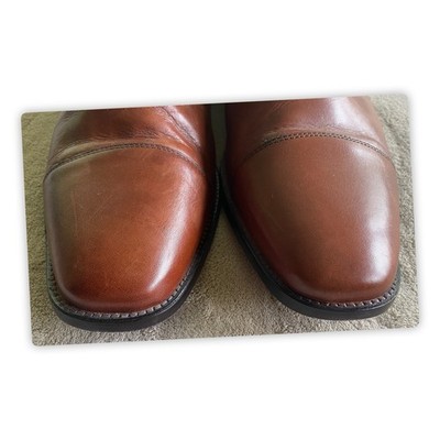 J. Murphy by Johnston & Murphy Brown Leather Oxford Dress Shoes 12W 59-11566 J. Murphy by Johnston & Murphy Brown Leather Oxford Dress  main image 2