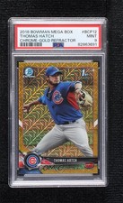 2018 Bowman Mega Box Gold Mojo Refractor 40/50 Thomas Hatch PSA 9 MINT 0uj7