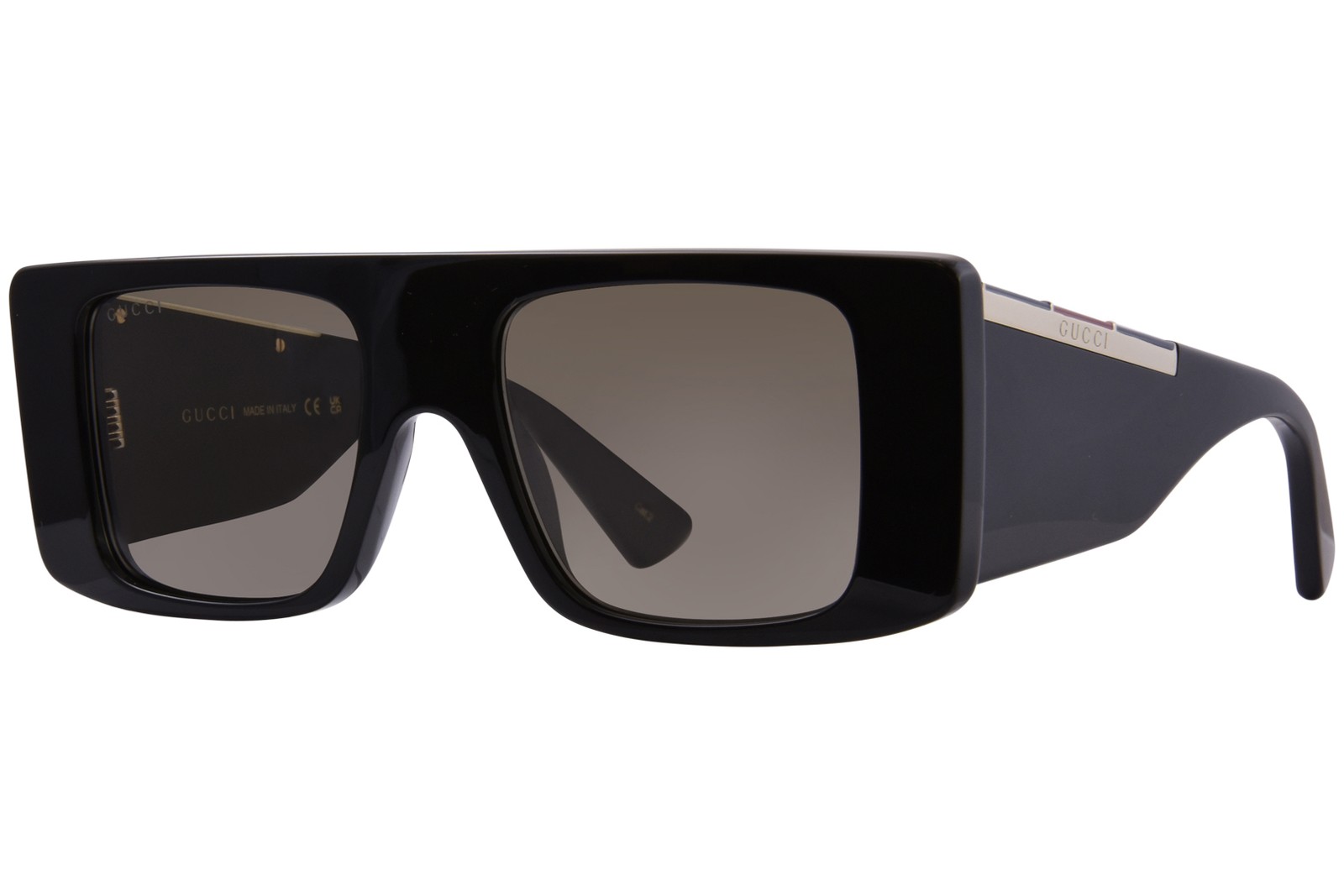 Солнцезащитные очки Gucci GG1888S 001 Мужские черныекоричневые линзы прямоугольной формы 50 мм 73790₽