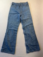 Vintage 70's Jean Team Youth Flare Jeans, Bell Bottoms, Size 18