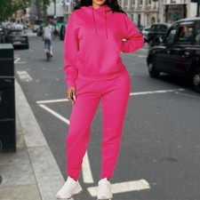 Women  s Tracksuit 2 Piece Set Hoodie Sweatshirt Sweatpants Sportswear Outfit