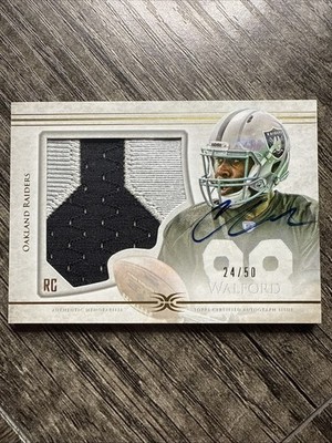 2015 Topps Definitive Collection /50 Clive Walford #DC-39 Rookie Auto RC
