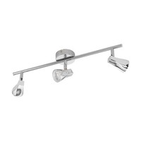 Chrom Moderne Spot Strahler Reflektor 1200Lm 3X3W/Led 48X8 [Cm]