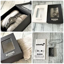 RADO Zerramo Women's Analog watch 153.0454.3 Black Dial Quartz w/Case Used