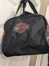 Harley-Davidson Logo All-over Print Sport Lightweight Duffel Gym Bag (20x9x10)