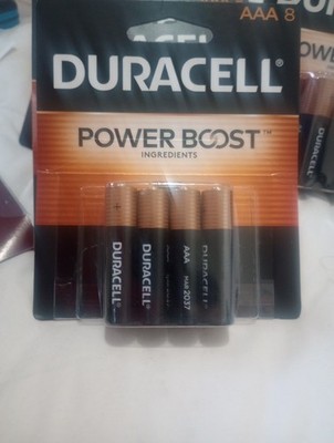Duracell Power Boost AAA 8 Pack Alkaline Batteries NEW UNOPENED