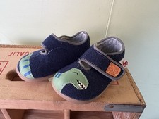 See Kai Run Cruz II Navy Dino Dinosaur Baby Shoes Sz 5 / 21
