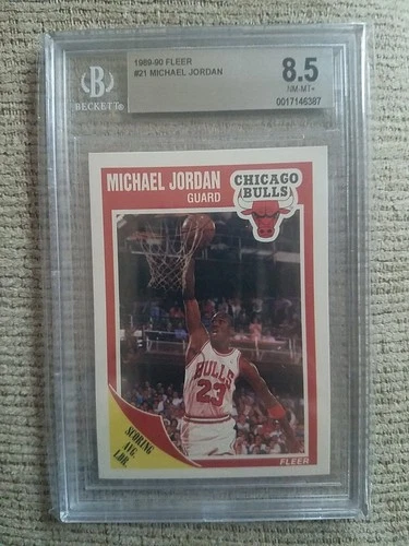 1989 Fleer Jordan BGS 8.5