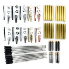 Slimline en Bois Twister Stylo Set Divers Arrive 7mm