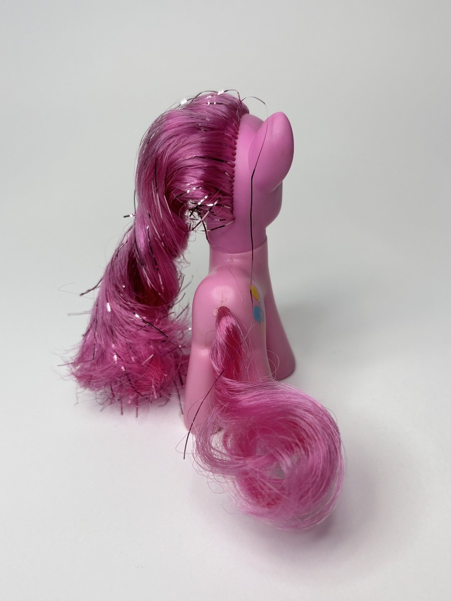 My Little Pony G4 Pinkie Pie 3” Brushable Figure W/ Pink Tinsel