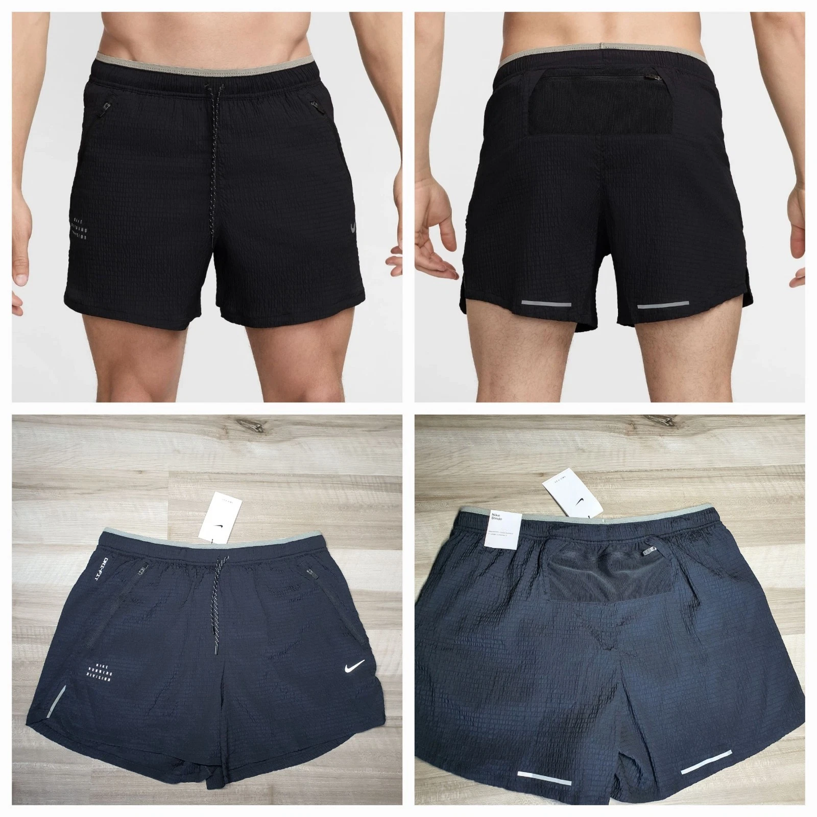 Nike Stride Running Division Men's 5" Brief-Lined Running Shorts Sz L FZ0611-010