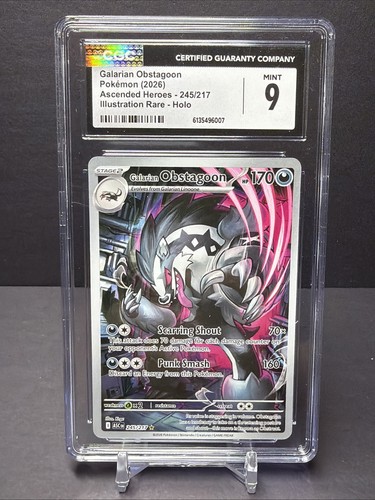 Galarian Obstagoon graded CGC 9 for sale on eBay