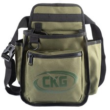 CKG Metal Detecting Finds Bag Waist Digger Tools Bag for Pinpointer, Green