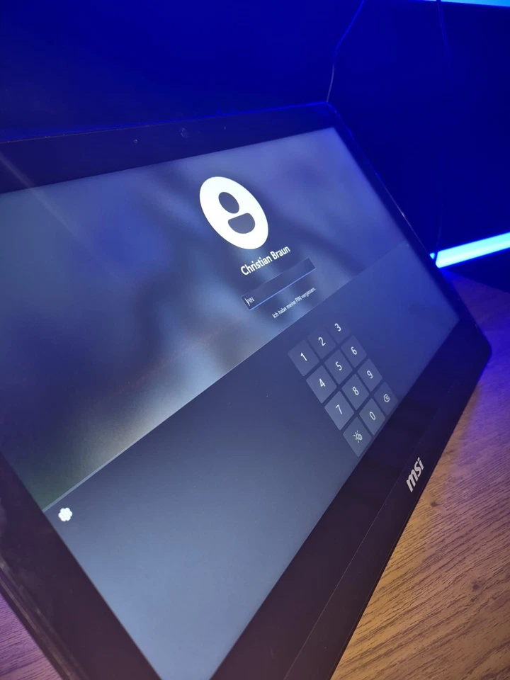 MSI PRO16 FLEX 8GL  2in1 Touch Pc  Guter Zustand - Bild 4 von 4