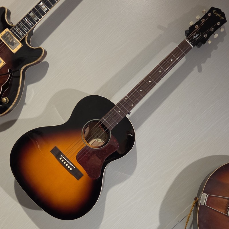Epiphone Studio Blues King Acoustic Guitar Mahogany Rosewood 19F Sunburst