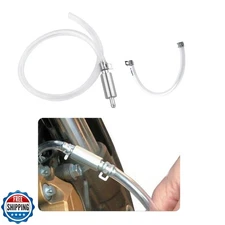 IHOTDER Car Brake Bleeder Hose with One Way Check Valve,Durable Brake Fluid B