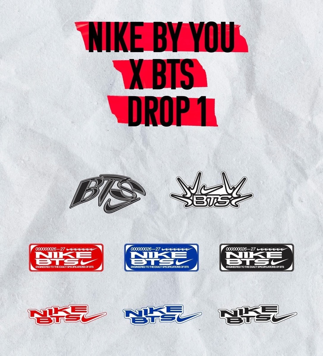 Nike By You x BTS World Tour 