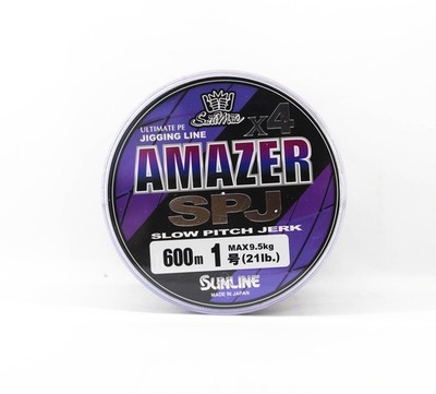 Sunline P.E Line SM Amazer X4 SPJ 600m P.E 1 21LB Multi (2651)