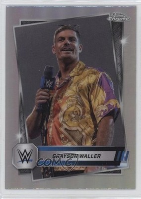 2025 Topps Chrome WWE Refractor Grayson Waller #13 6k8