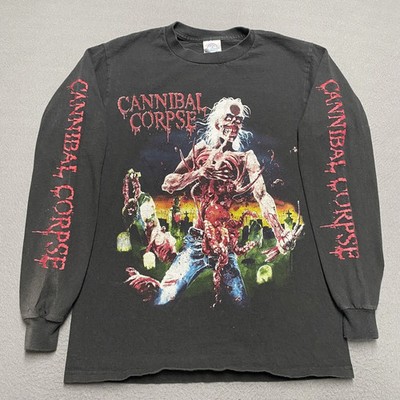 1990 CANNIBAL CORPSE ''EATEN BACK TO LIFE'' Vintage Long Sleeves Shirt Reprint