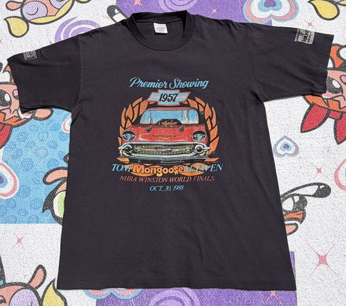 VTG Tom McEwen Mongoose NHRA T-Shirt 1988 Large