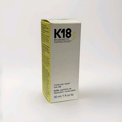 K18 Molecular Repair Hair Oil 1 Oz / 30 ml New In Box. Sealed