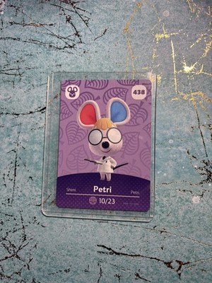 Petri Animal Crossing Amibo Card. With Protective Case
